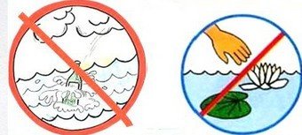 Знаки на воде окружающий мир. Условные знаки по охране леса Луга водоема. Экологические знаки. Знаки природы для детей. Природоохранные знаки для воды.