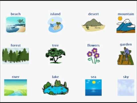 Английские слова на тему природа
