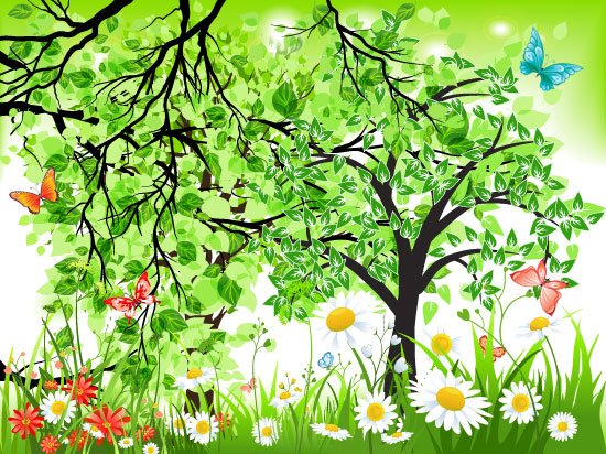 Весенний баннер в детский сад