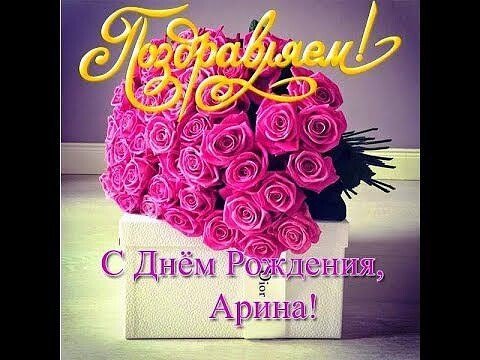 Поздравления с днём рождения Ариша