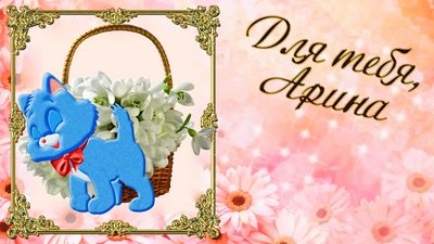 С днём рождения Арина