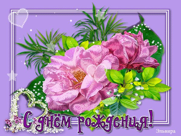 С днём рождения зльвира
