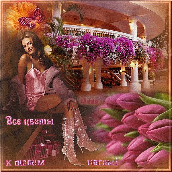 Цветы к твоим ногам