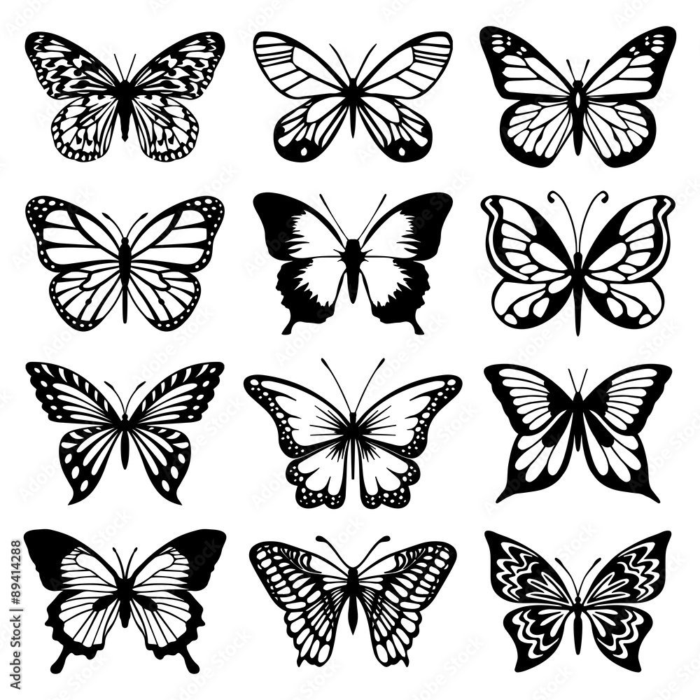 Поздравительные открытки с объемным выдвижным изображением бабочек и цветов