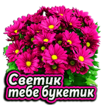 Светик тебе букетик
