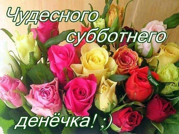 Хорошего субботнего денечка