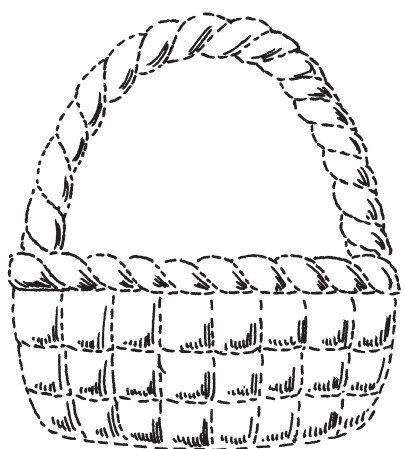 Корзинка для аппликации