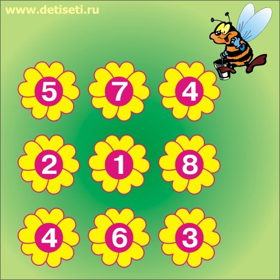 Цветы задания для детей