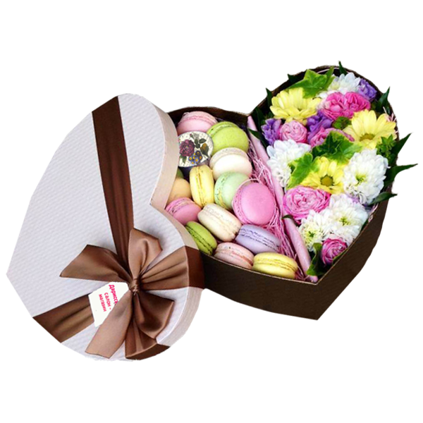 Коробка с цветами