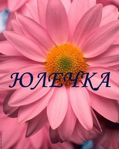 Цветочек для Юльки