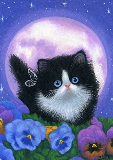 Котенок. Спокойной ночи!