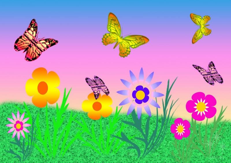 Группа цветочная поляна. Бабочки летают над лугом. Бабочки летают на Поляне. Полянка с бабочками. Бабочки на лугу для детей.