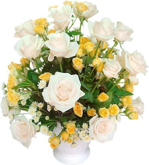 Благодарность цветы