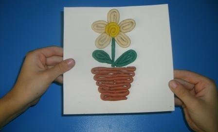 Лепка сказочный цветок