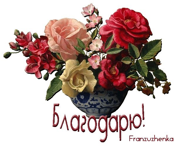 Красивые Стикеры с благодарностью