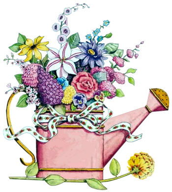 Открытка «лейка»