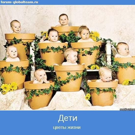 Дети наши цветы жизни