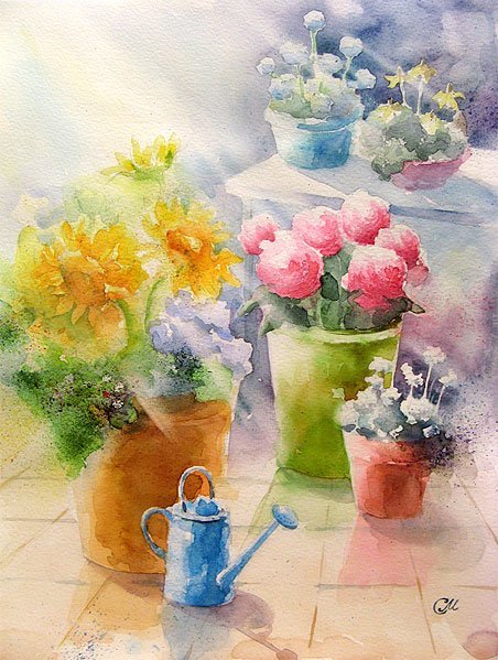 Мария Стежко акварель