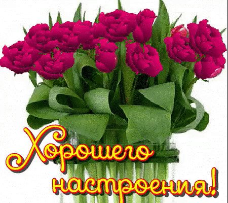 Белка с букетом