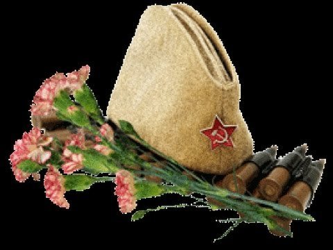 Пилотка цветы