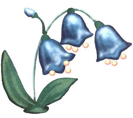 Колокольчик "цветы"