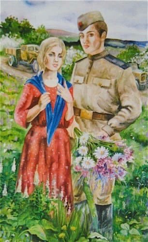 День Победы девочка с цветами
