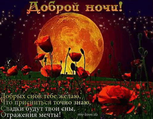 Красивые розы с пожеланием спокойной ночи