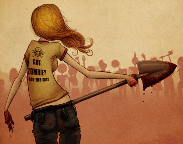 Девушка с топором