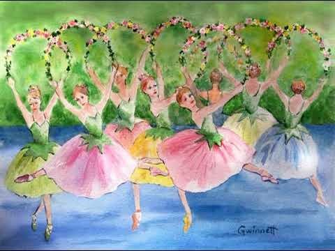 Иллюстрация к вальсу цветов Чайковского