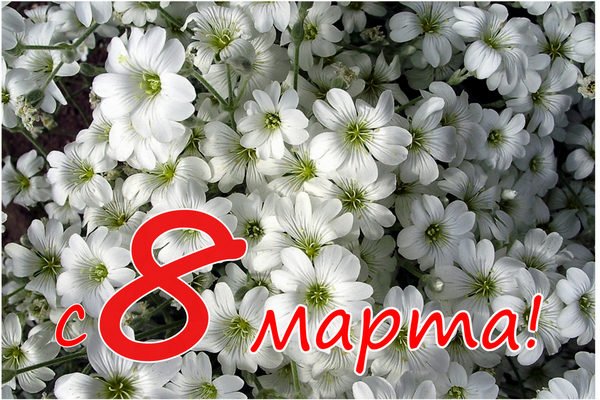 Поздравление с 8 марта
