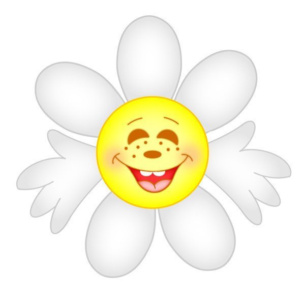 Ромашка с улыбкой
