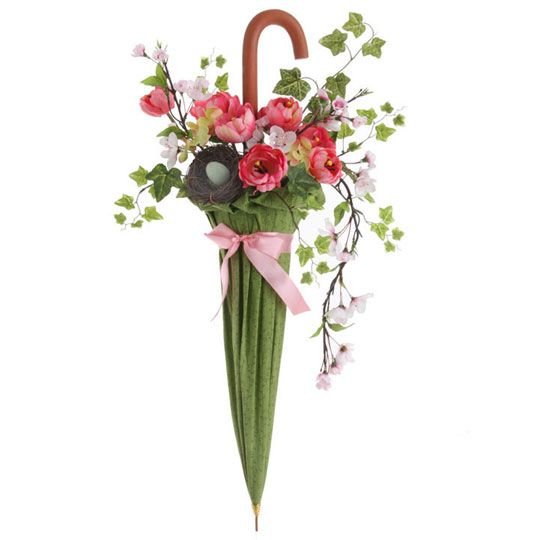 Цветы под зонтиком