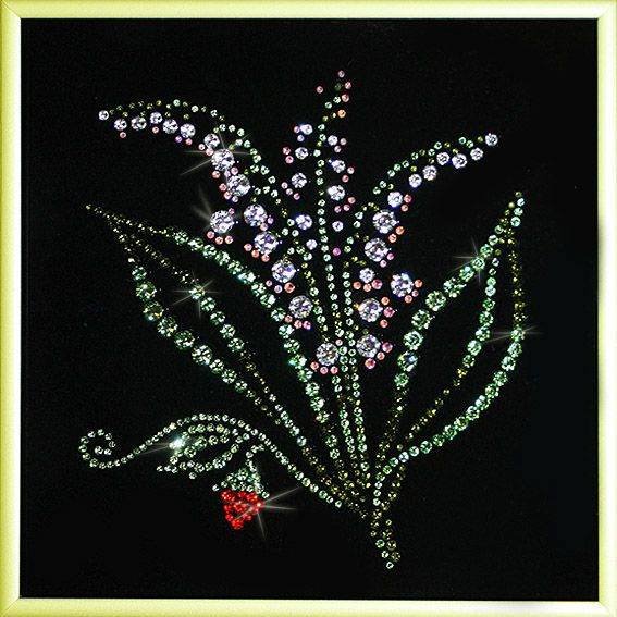 Картины с кристаллами Сваровски