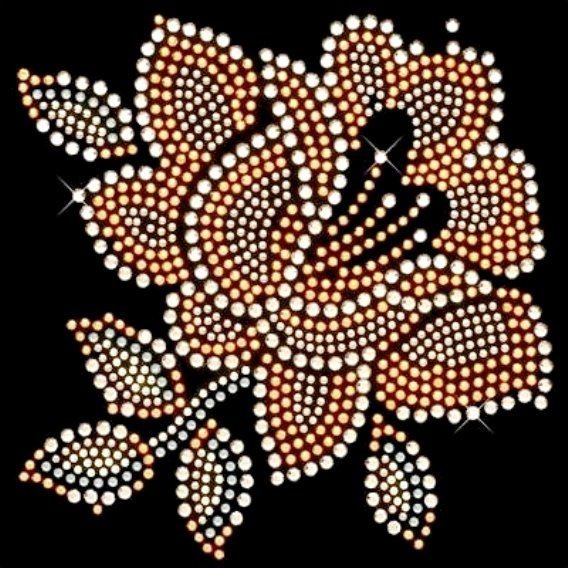 Точечный трафарет для страз