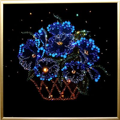 Панно со стразами