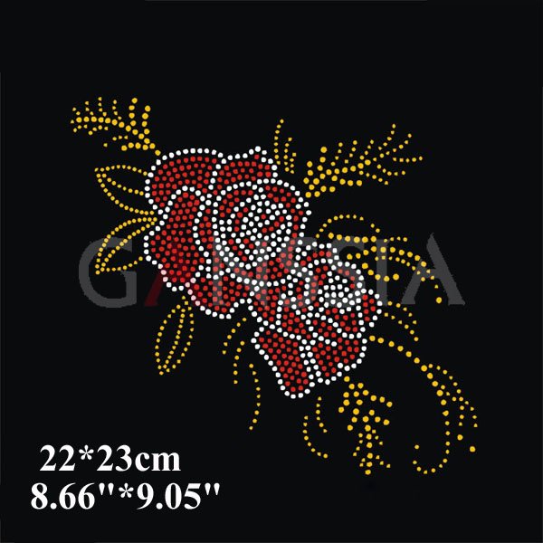 Роза из страз