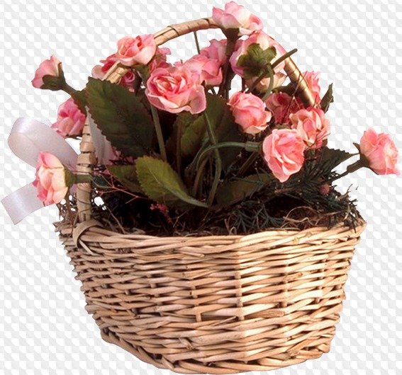 Корзина с цветами