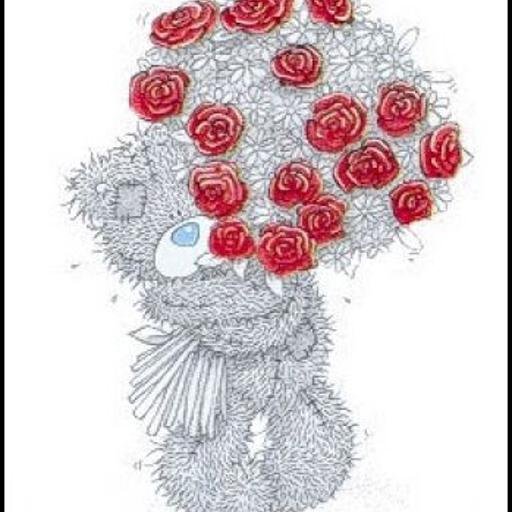 Мишка Тедди с букетом