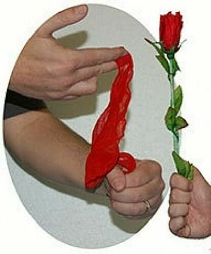 Фокус появляющийся цветок