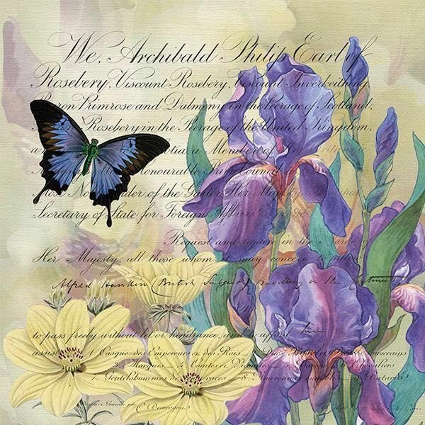 Ирисы для декупажа