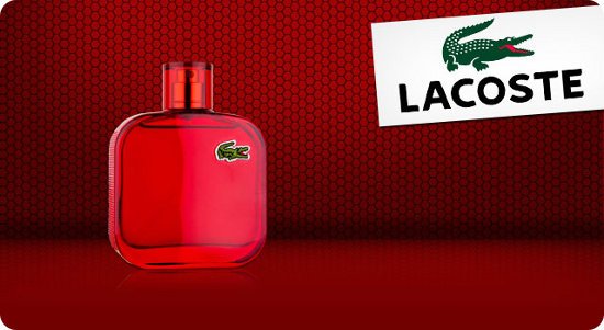 Lacoste красный мужской l.12.12