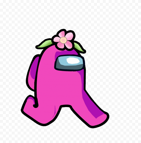 Амонг АС розовый персонаж