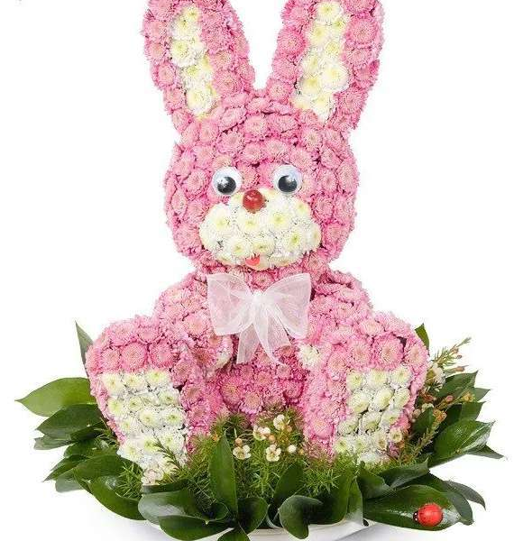 Фигуры из цветов