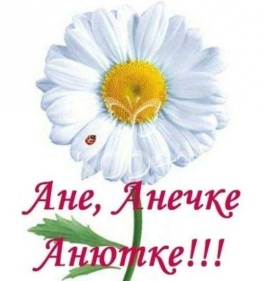 Открытка Анечке