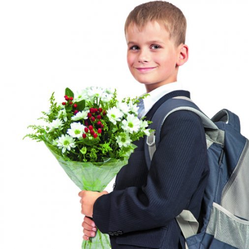 Букет для первоклассника мальчика
