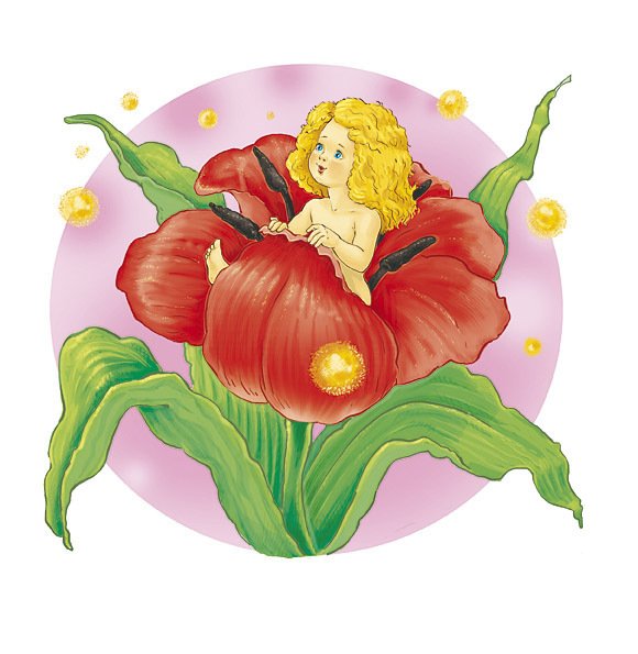 Сказочные персонажи Дюймовочка