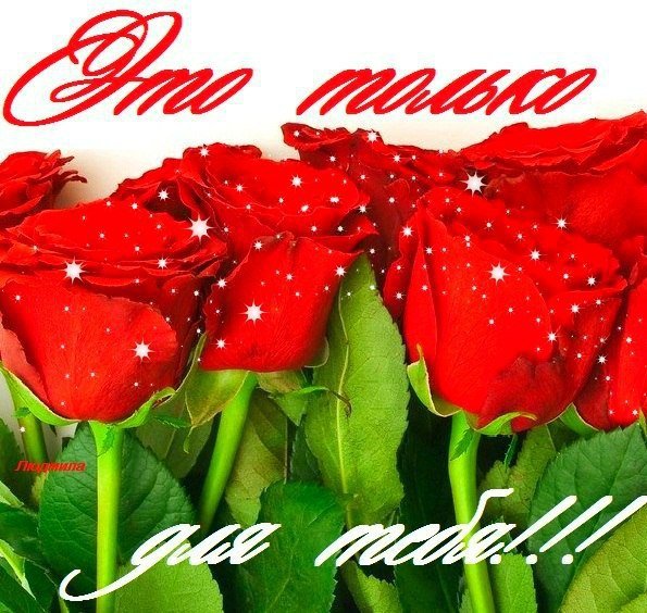 Прекрасной Леночке цветы
