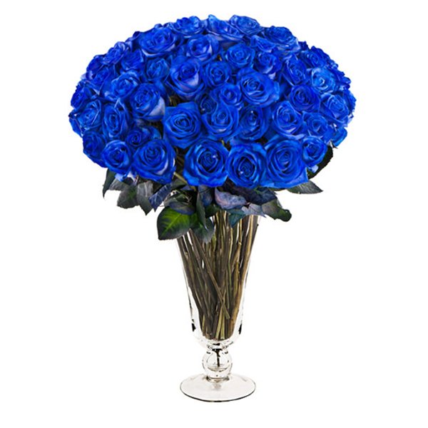 Букет синих Эустомия