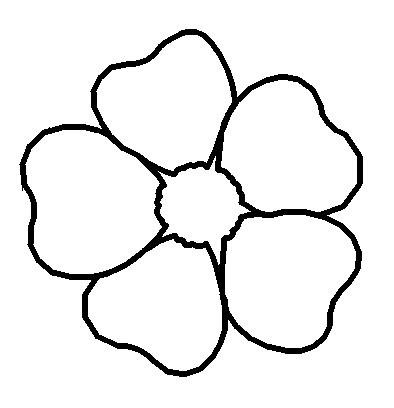 Цветок яблони раскраска