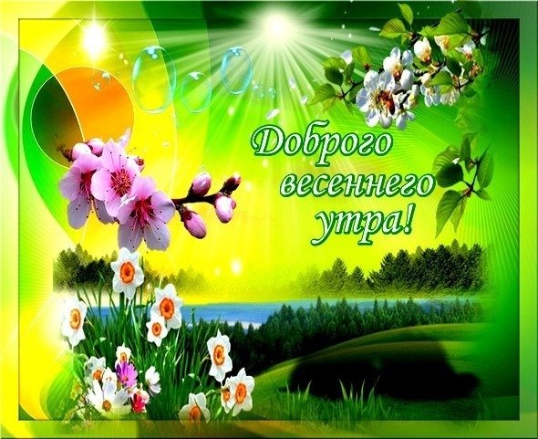 Нежного весеннего утра